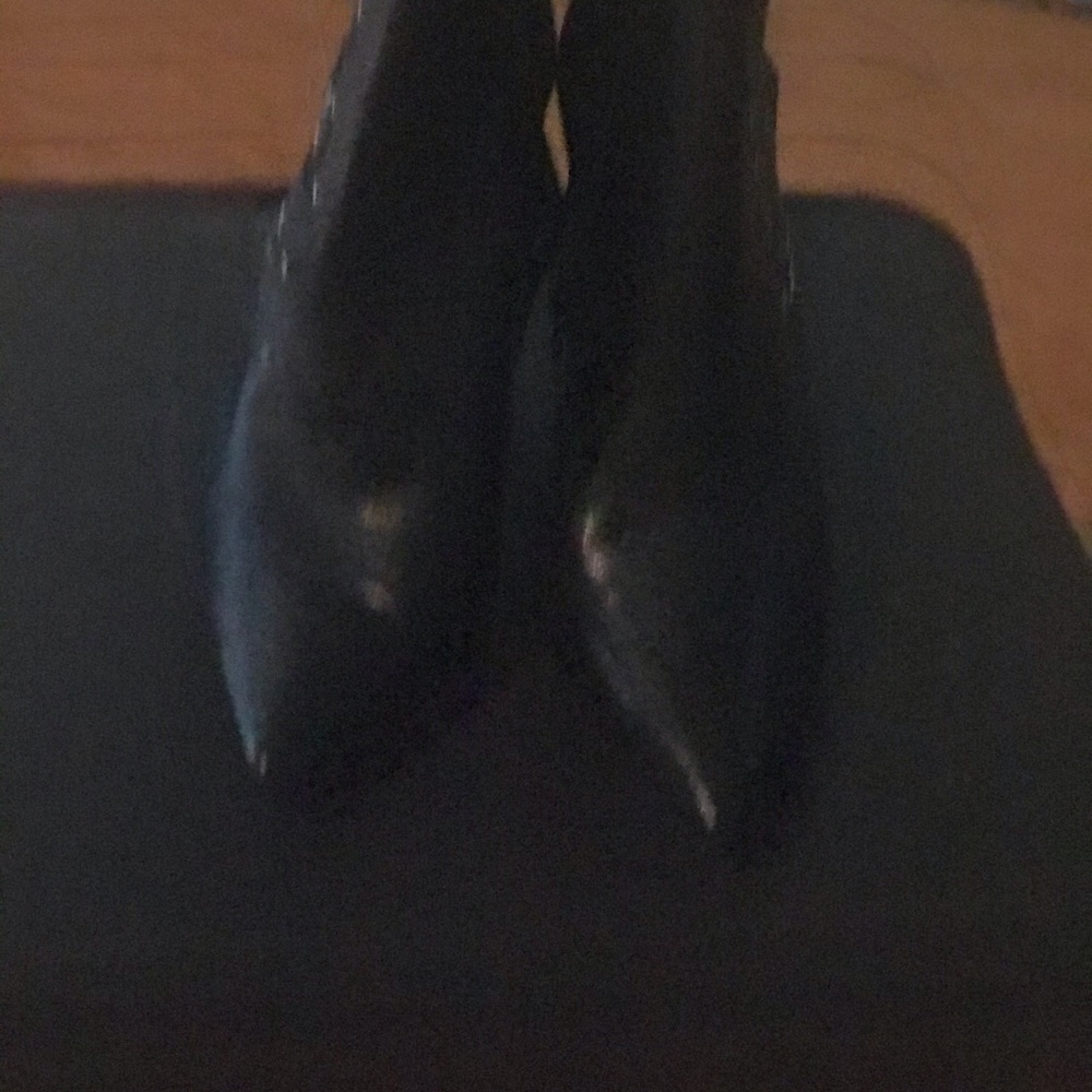Nine West Leather Pointed Toe Booties